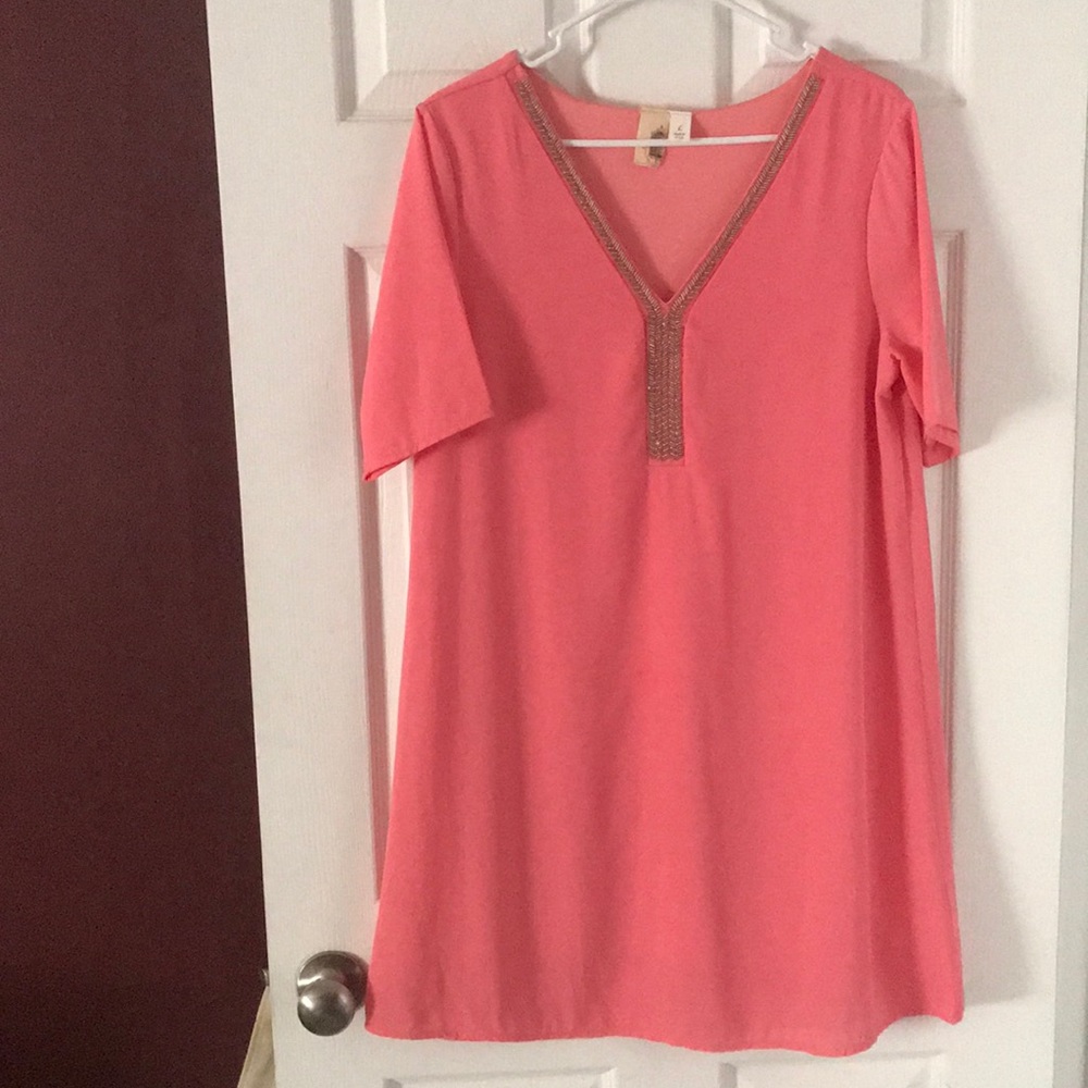 Never worn pink cocktail dress